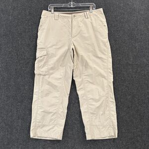 Columbia Pants Men's 34x30 Beige Cargo Hiking Lightweight Outdoor Travel